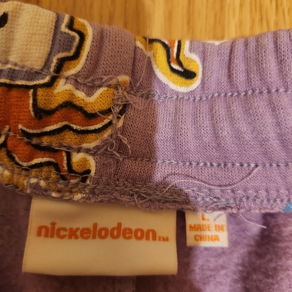 Nickelodeon large purple Rug Rats sweat pants - Picture 3 of 3
